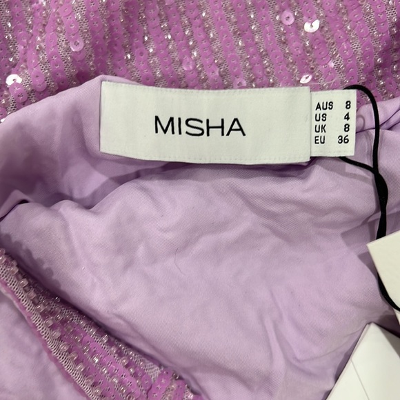 MISHA Maxie Dress in Lilac - Picture 6 of 13